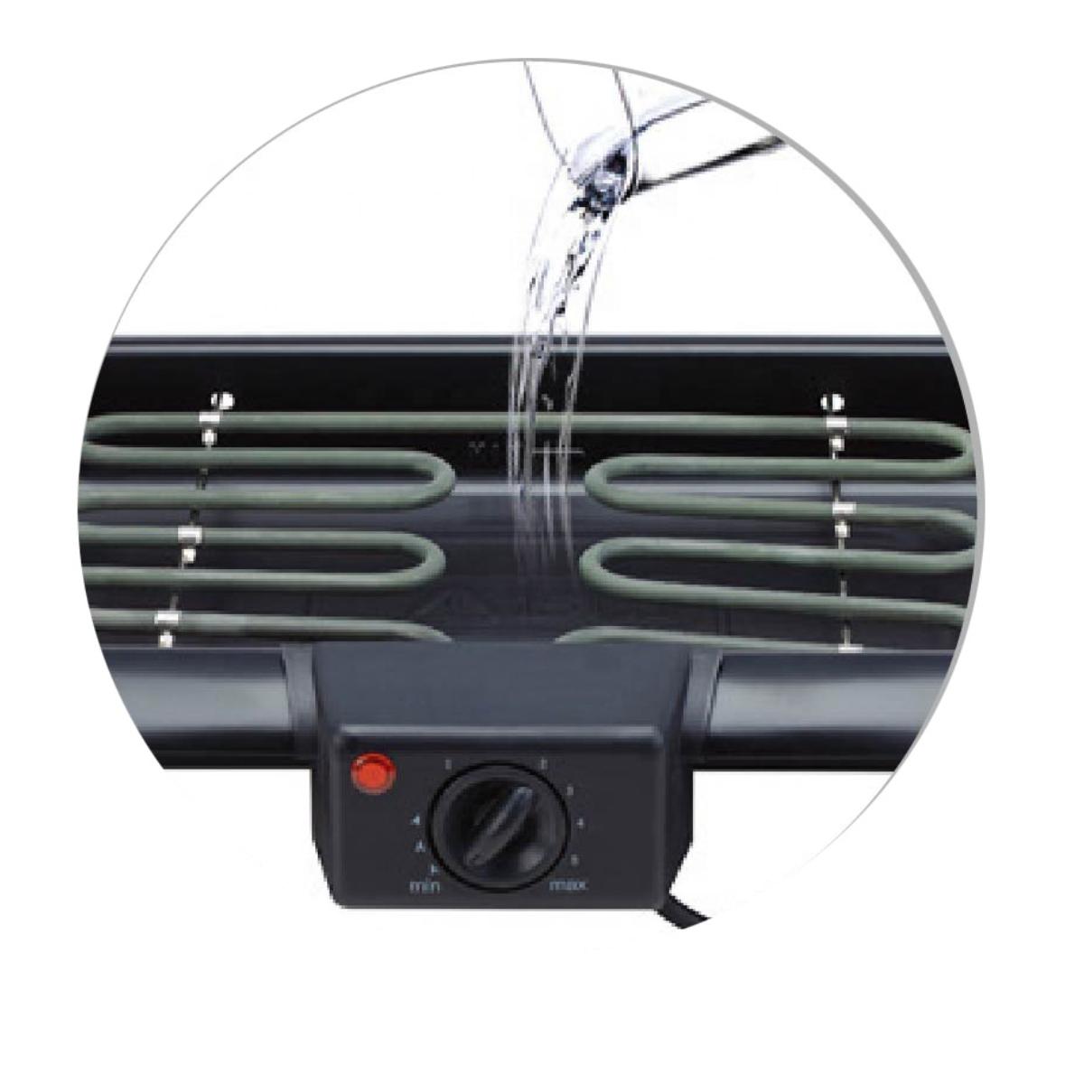 2000W Electric BBQ Grill with Stand