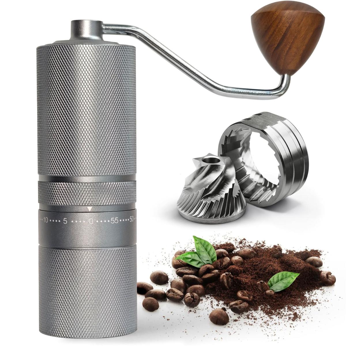 Manual Coffee Grinder with 60 Adjustable Grind Settings