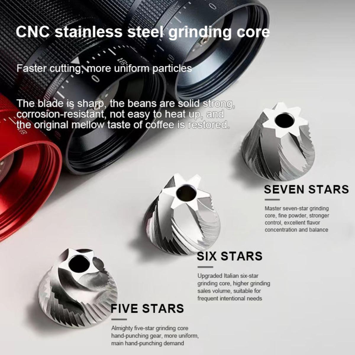 Manual Coffee Grinder with 60 Adjustable Grind Settings