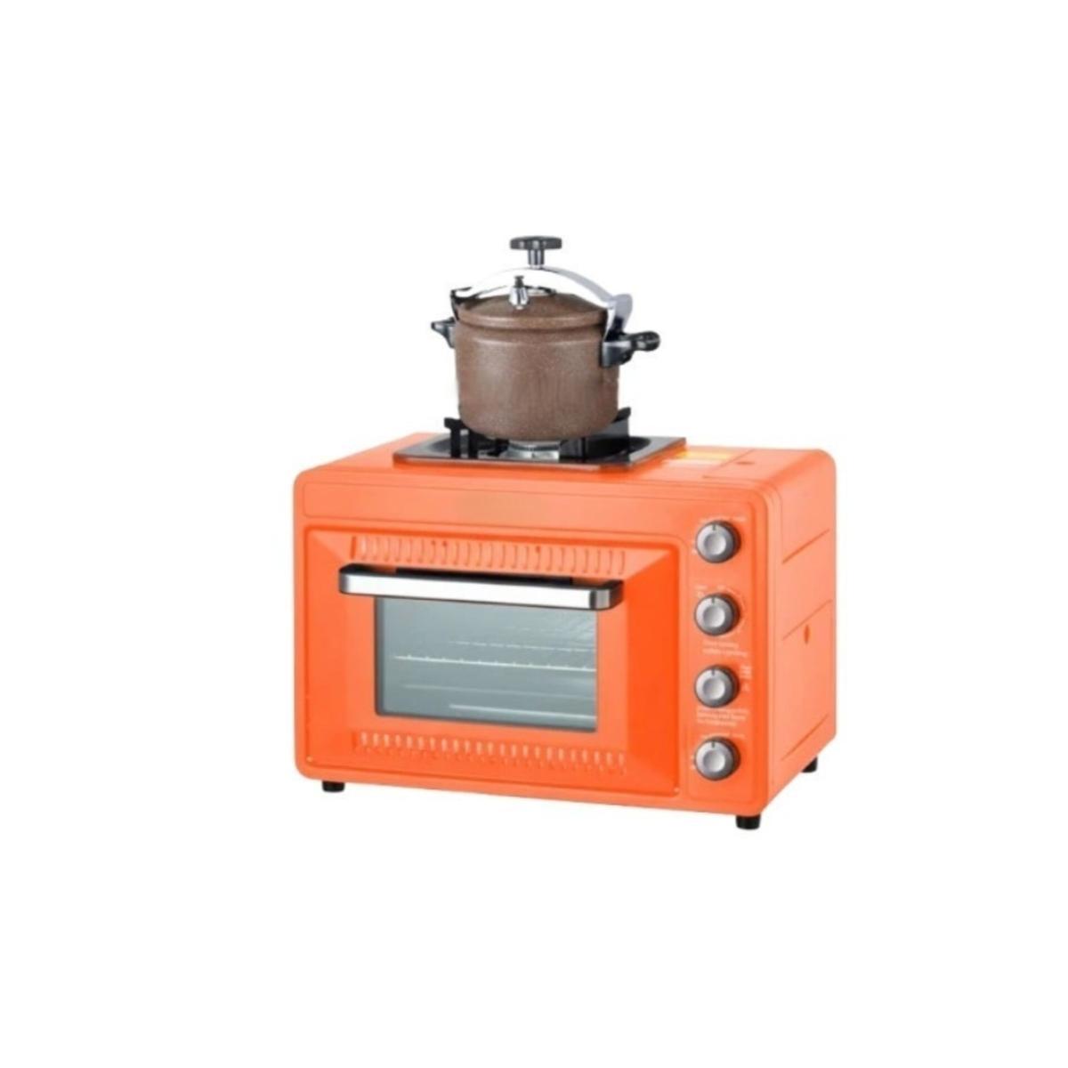 2-in-1 Gas Stove & Oven 25L Compact Cooker