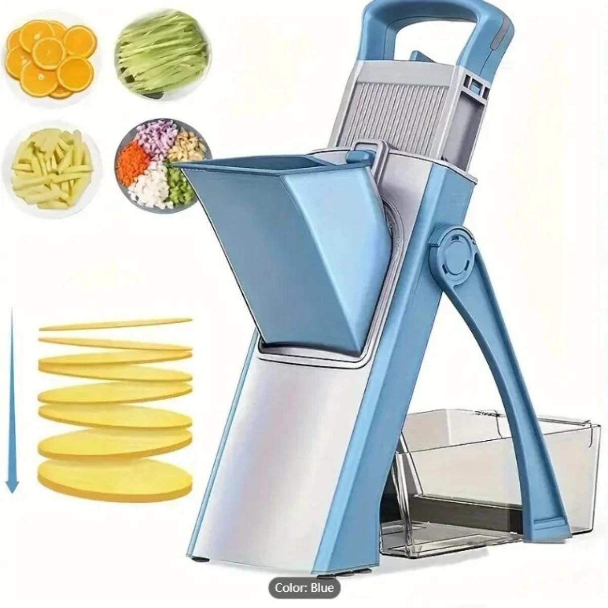 Hand-Safe Mandoline Vegetable Slicer