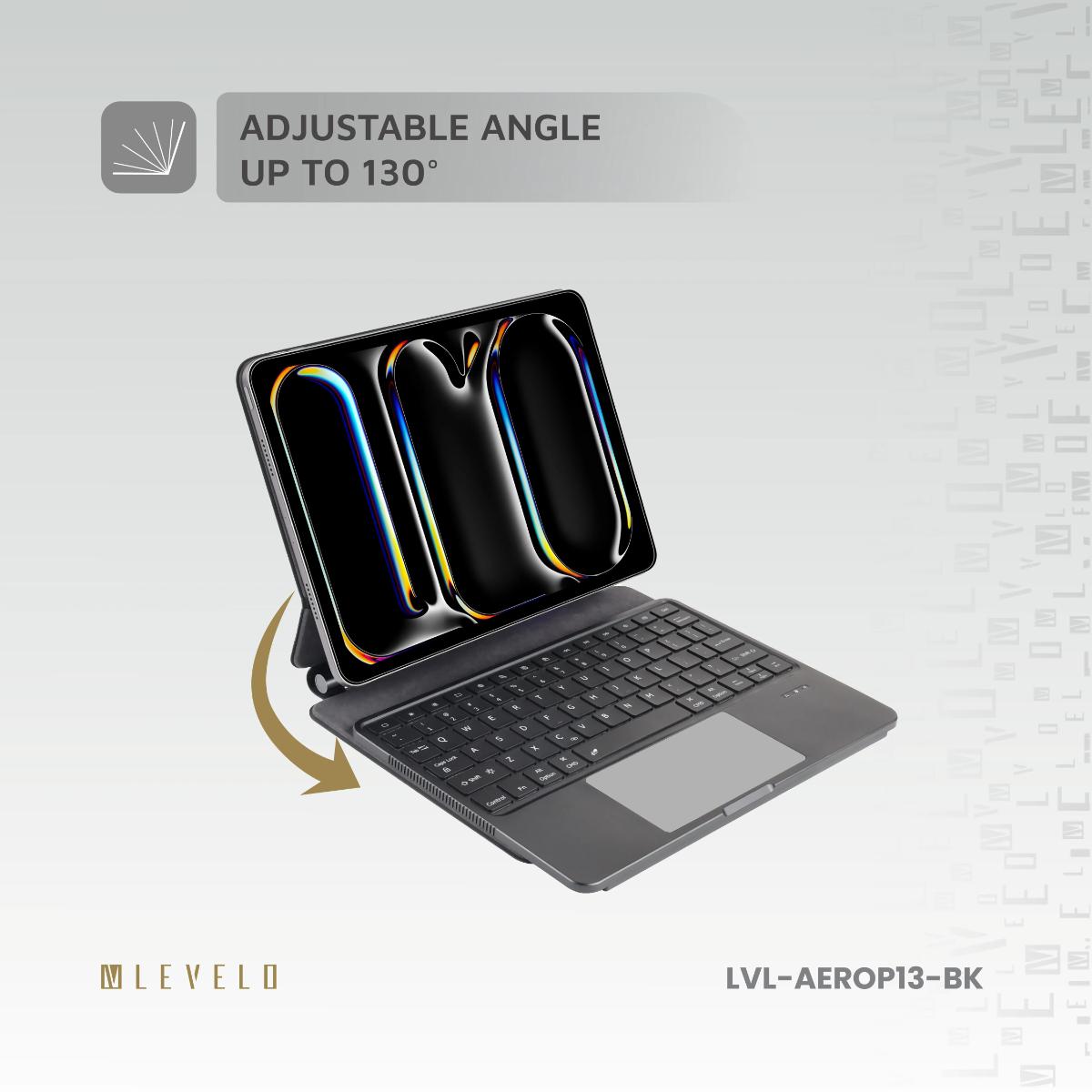 Wireless Keyboard Case with Touchpad for iPad Pro 13