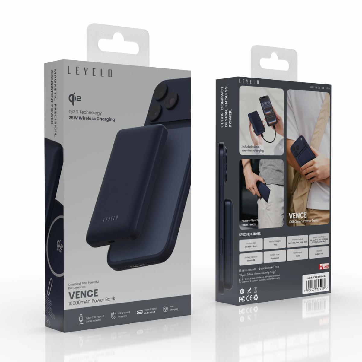 Levelo VENCE 10000mAh Power Bank