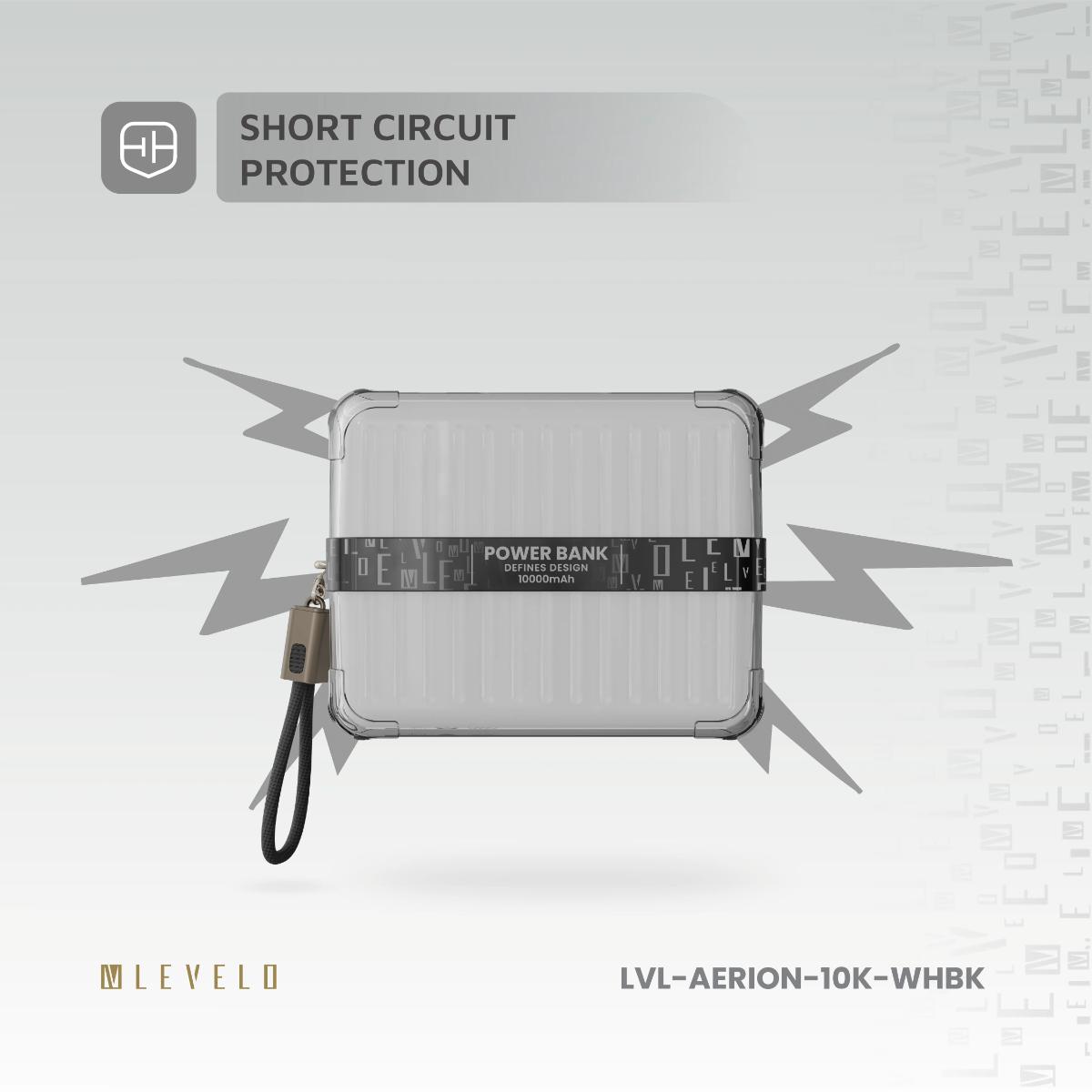 Levelo Portable 10000mAh Power Bank Aerion