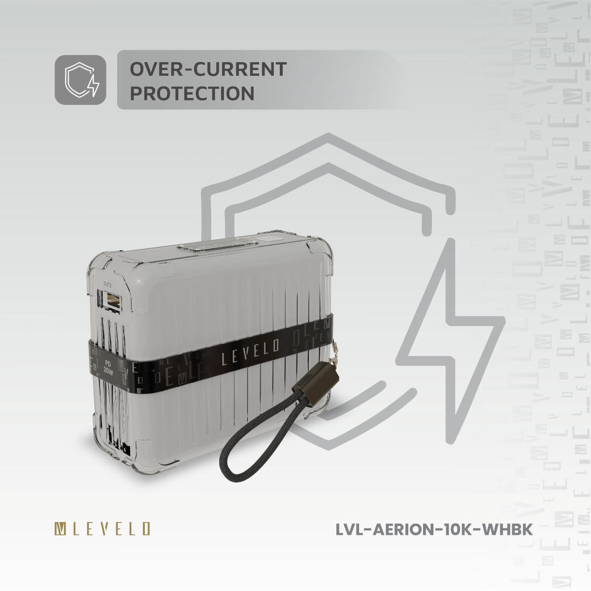 Levelo Portable 10000mAh Power Bank Aerion