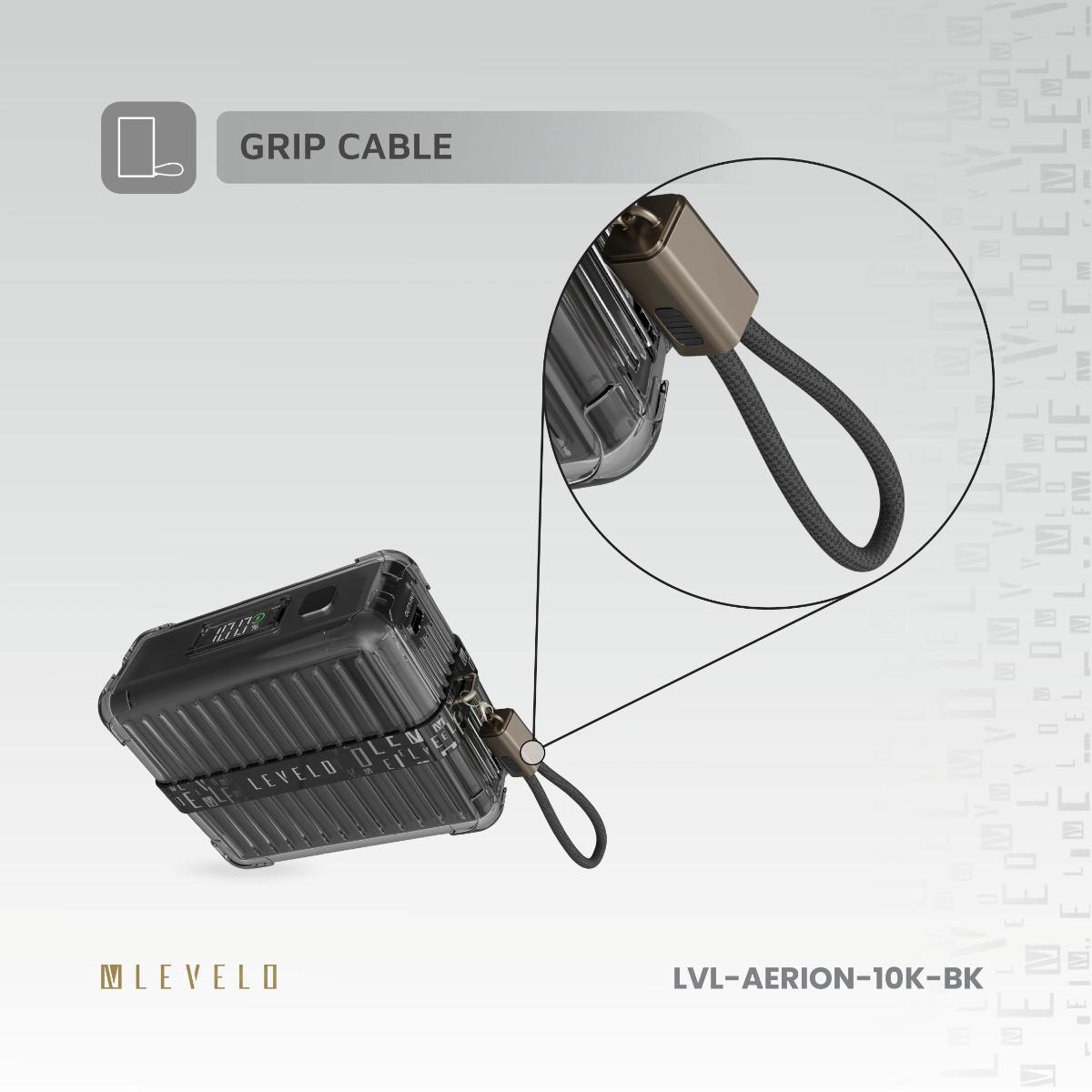 Levelo Portable 10000mAh Power Bank Aerion