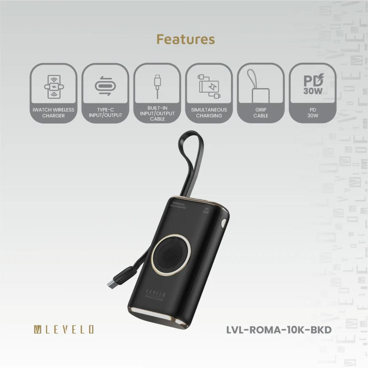 Levelo Roma 10000mAh 30W Power Bank