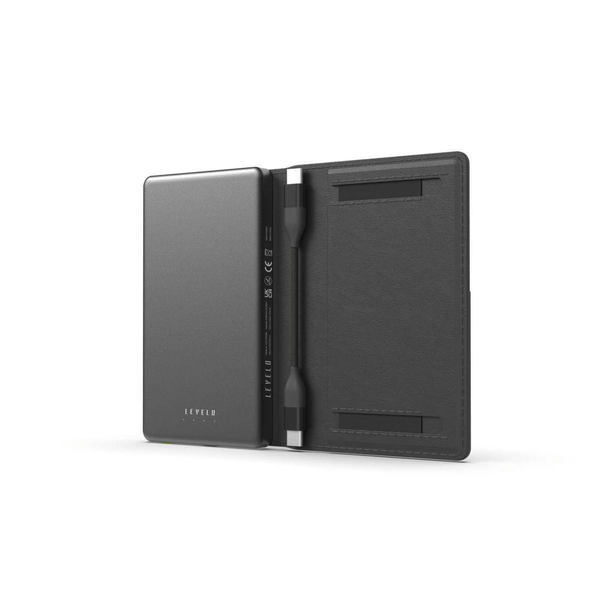 Levelo Vermont 3-in-1 Wallet 5000mAh Power Bank