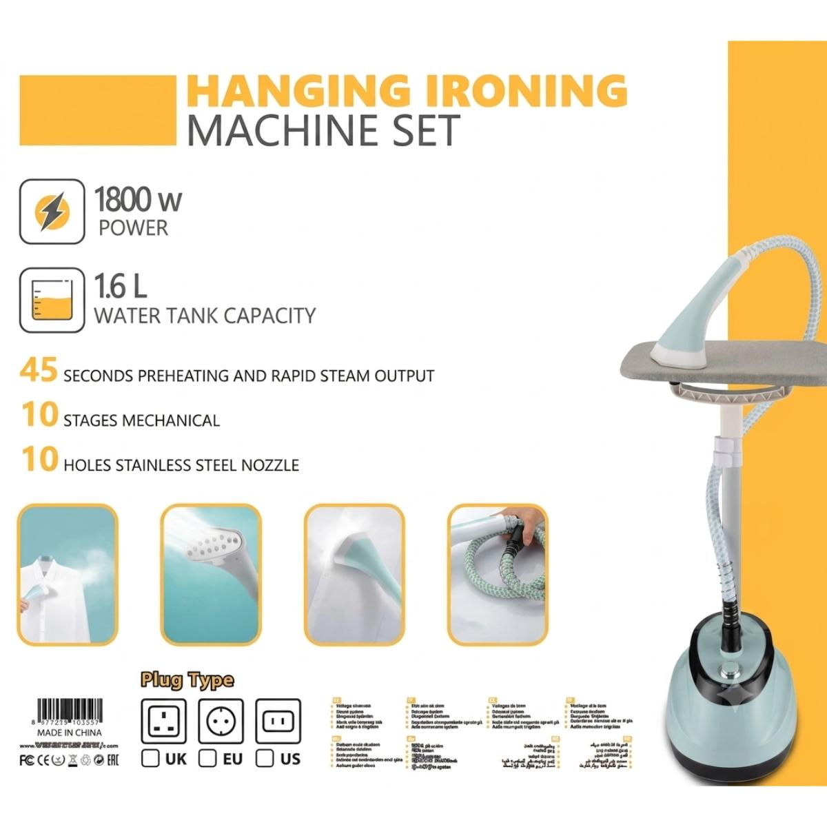 Portable Garment Steamer with Adjustable Stand