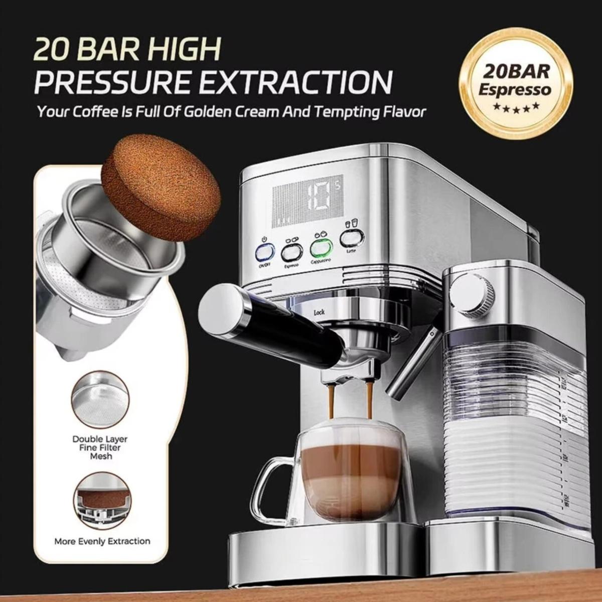 20 Bar Espresso Coffee Machine