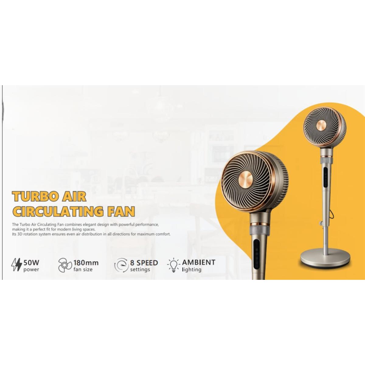 Turbo Air Circulating Fan 50W