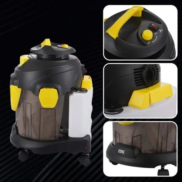 High Suction Power Wet and Dry Vacuum Cleaner 1400W 15L with HEPA Filter by Winning Star