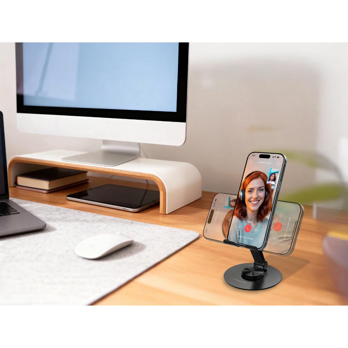 Porodo Blue 360° Desktop Phone Stand