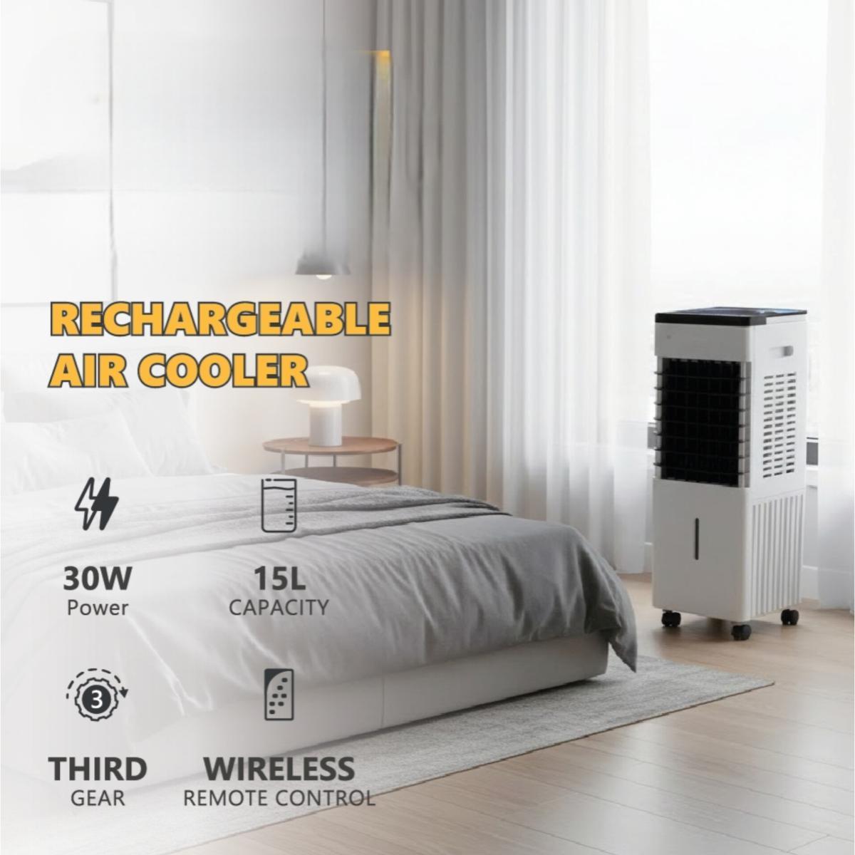 15L Portable Air Cooler with Remote Control