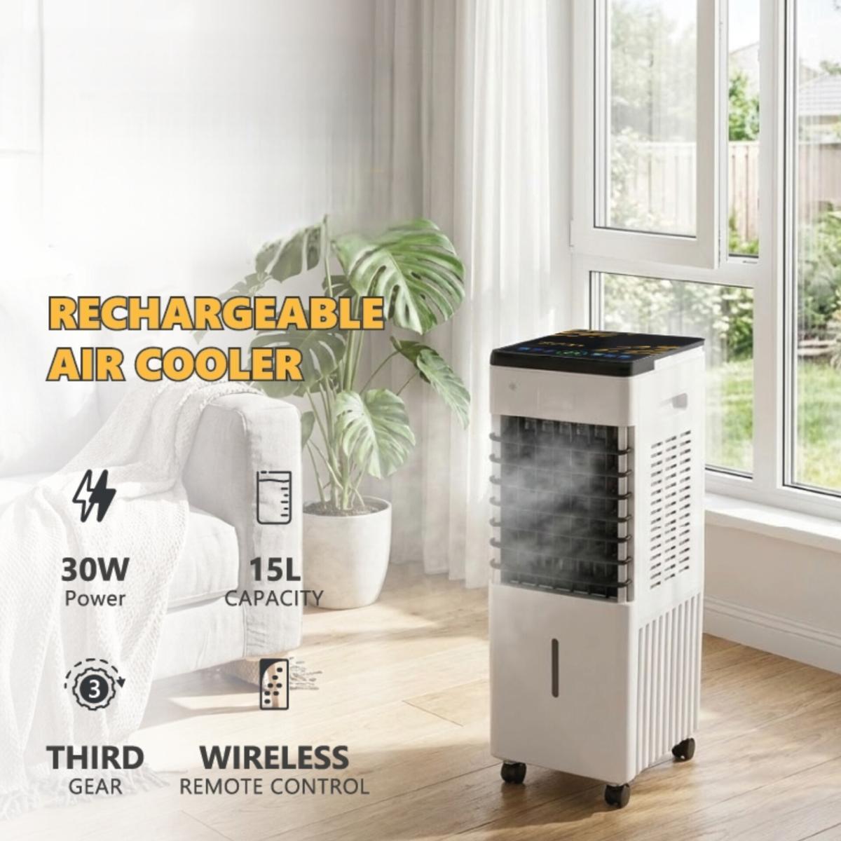 15L Portable Air Cooler with Remote Control