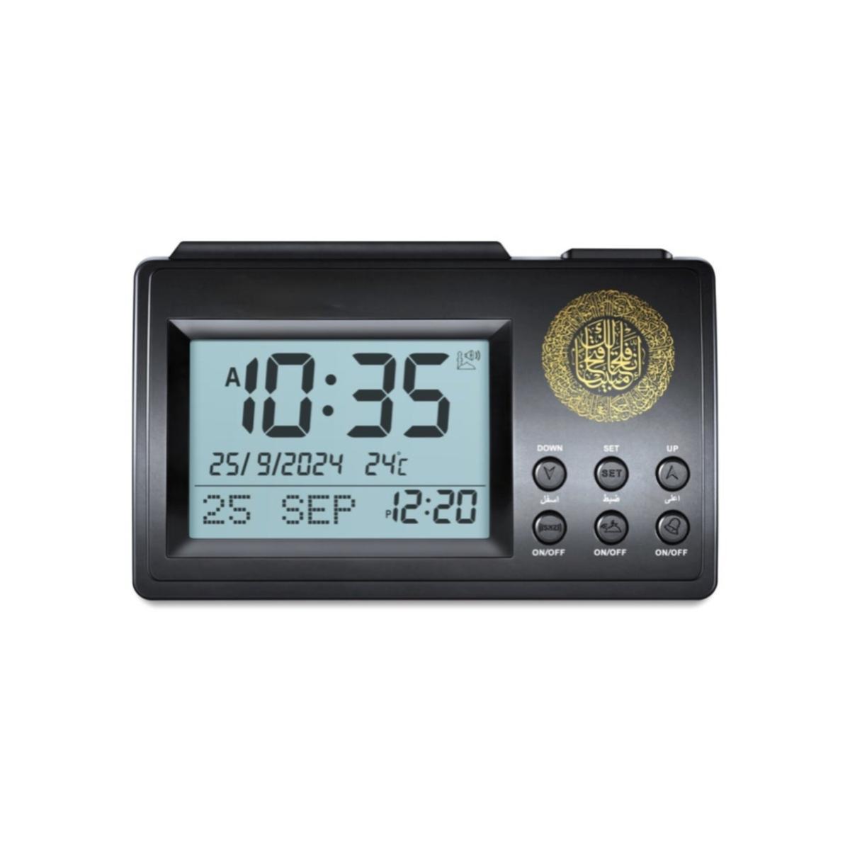 Digital Azan Table Clock with Prayer Times