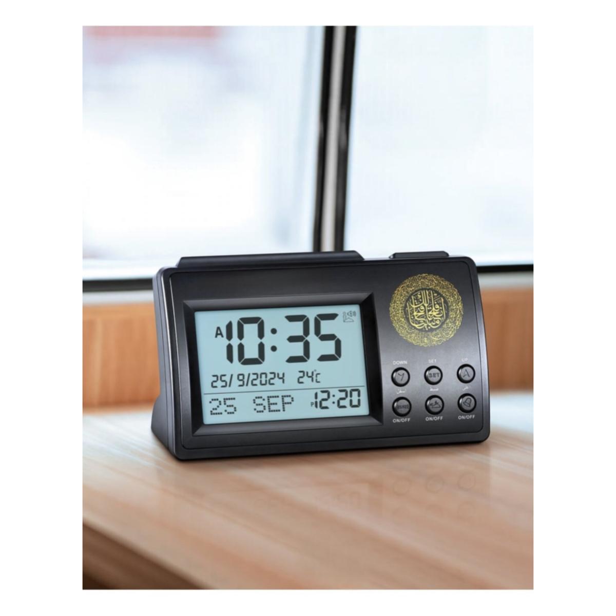 Digital Azan Table Clock with Prayer Times