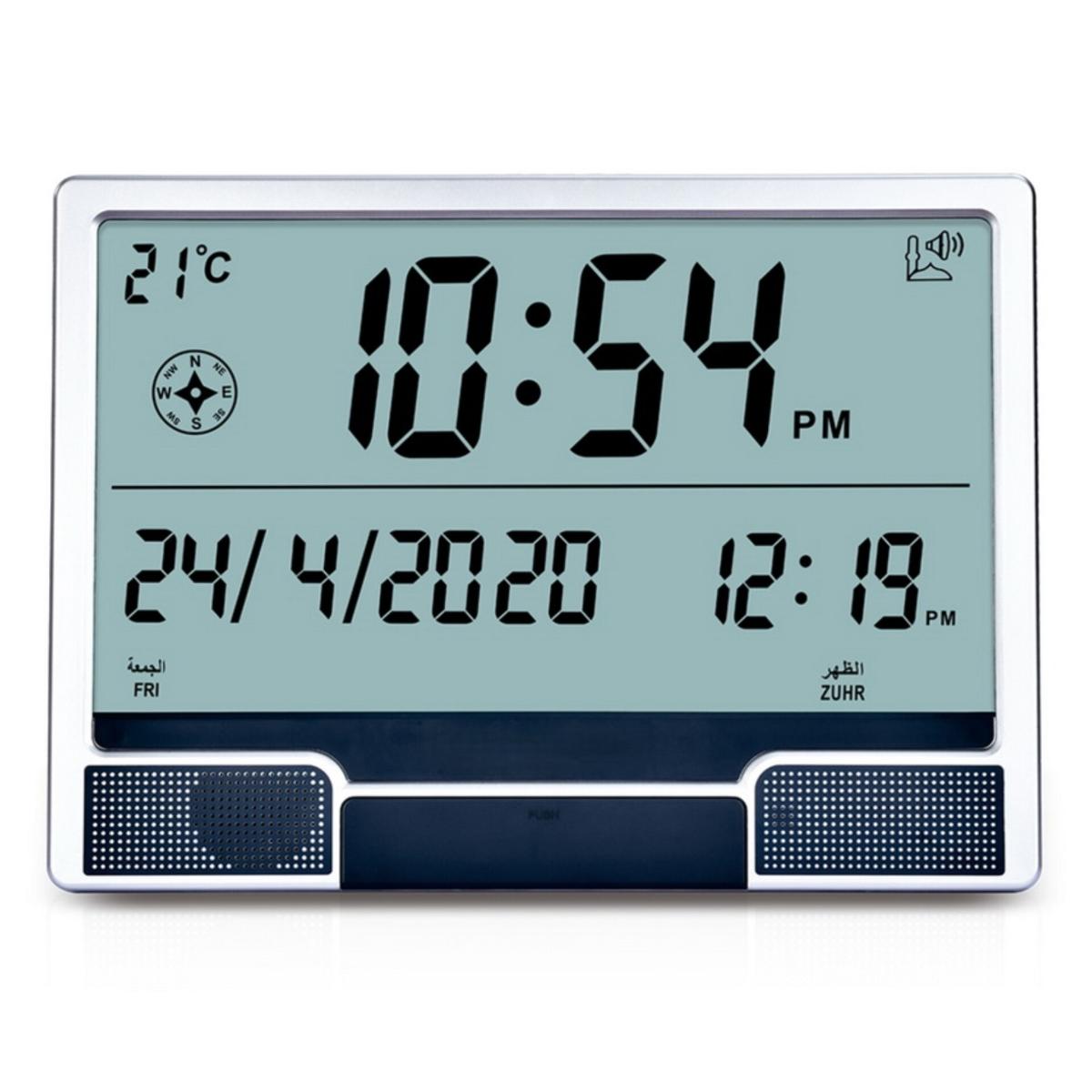 Digital Islamic Azan Clock with Prayer Times