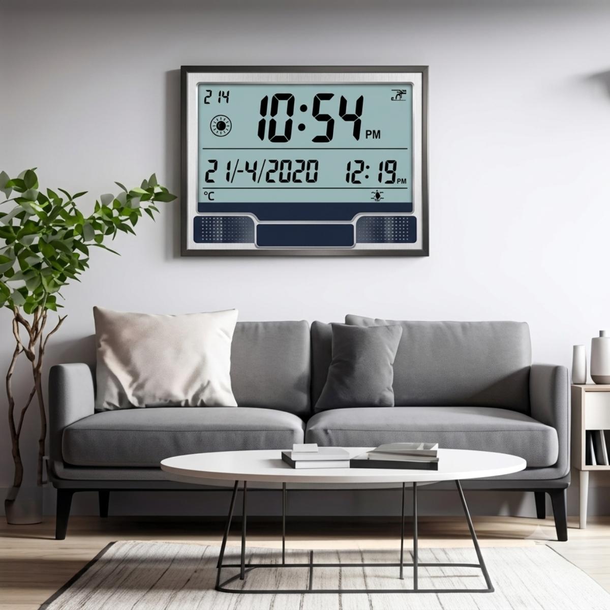 Digital Islamic Azan Clock with Prayer Times