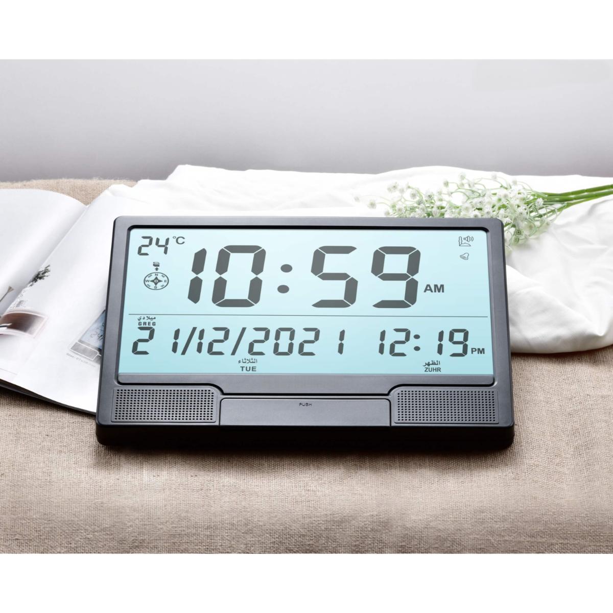 Digital Islamic Azan Clock with Prayer Times