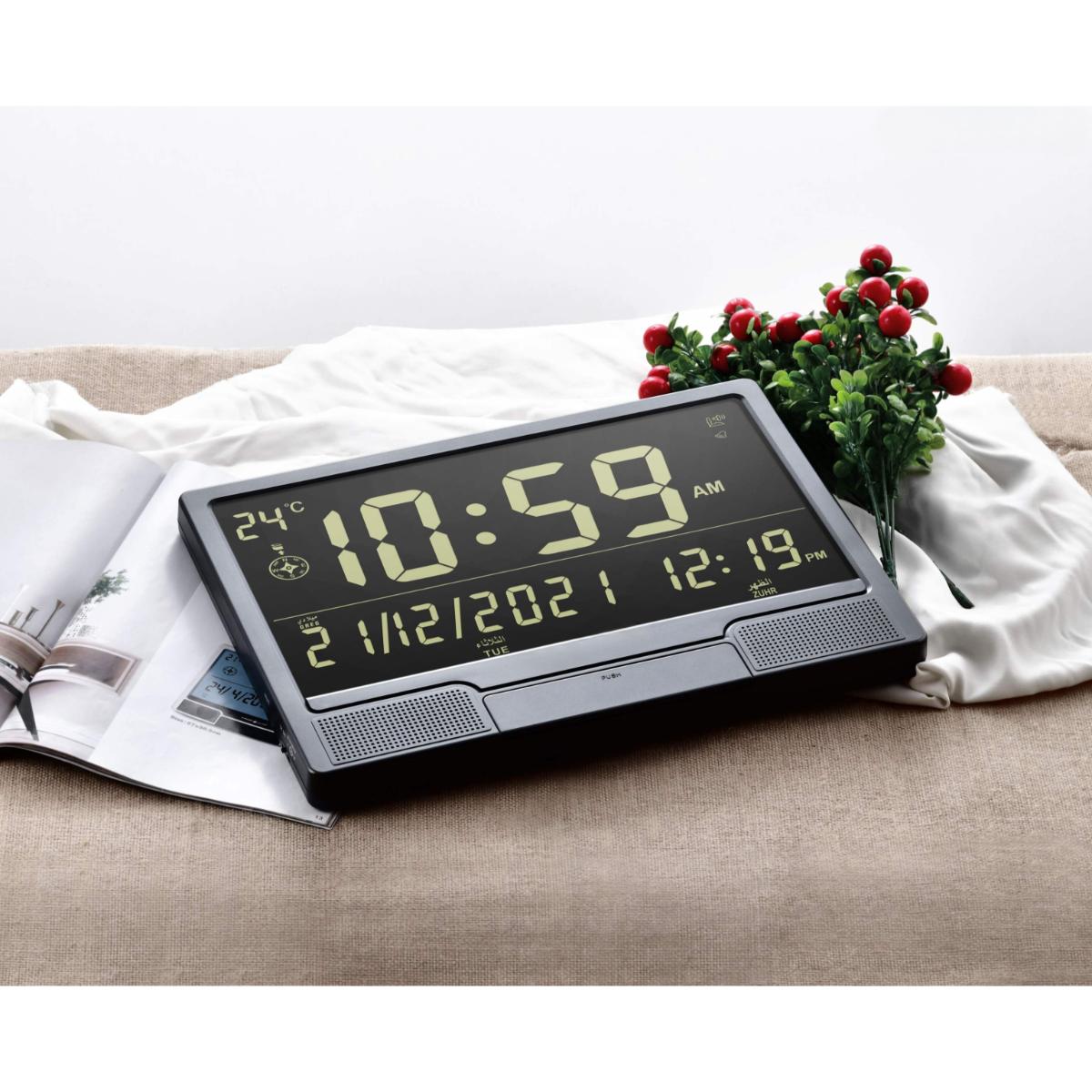 Digital Islamic Azan Clock with Prayer Times
