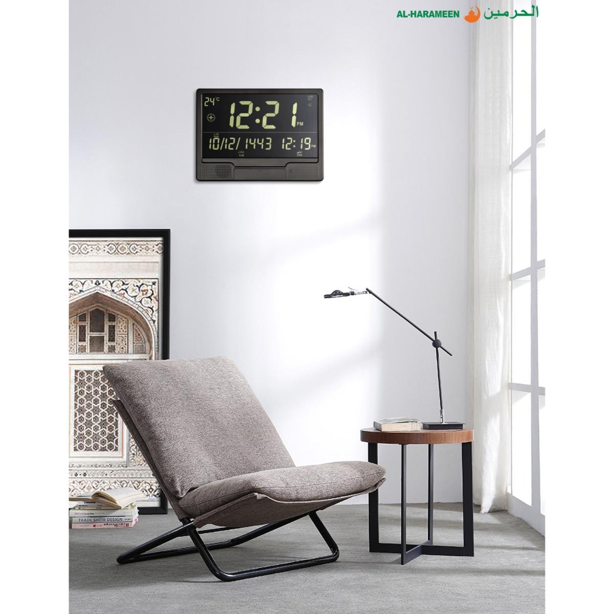 Digital Islamic Azan Clock with Prayer Times
