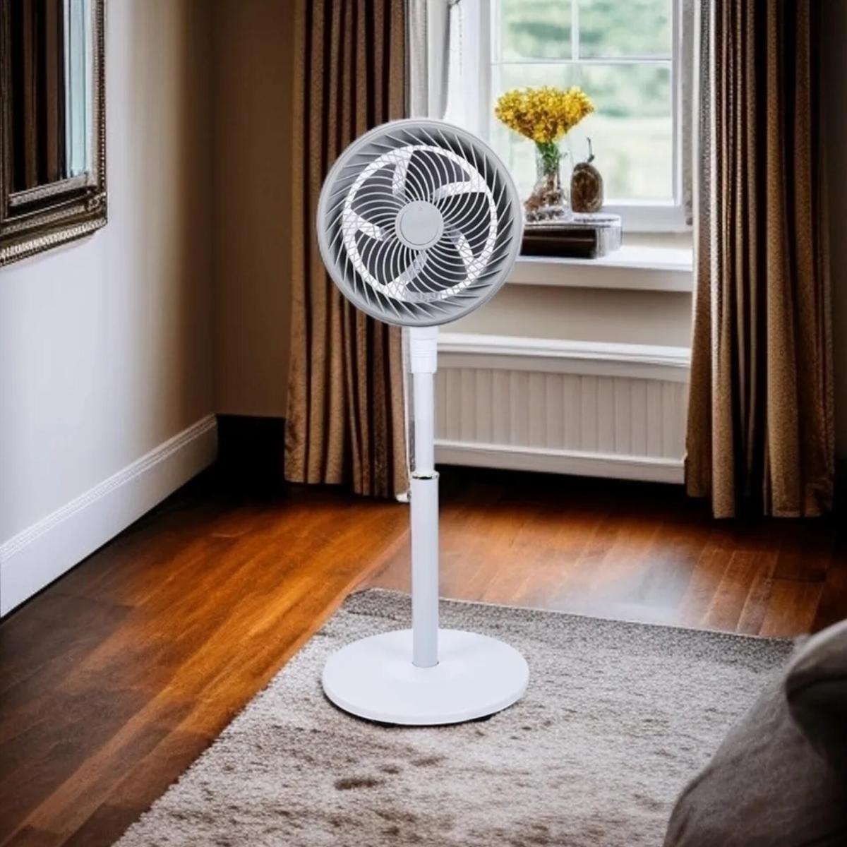 80W Standing Fan with 5 Blades