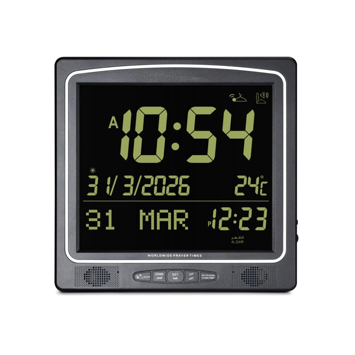 Digital Azan Prayer Clock with LCD