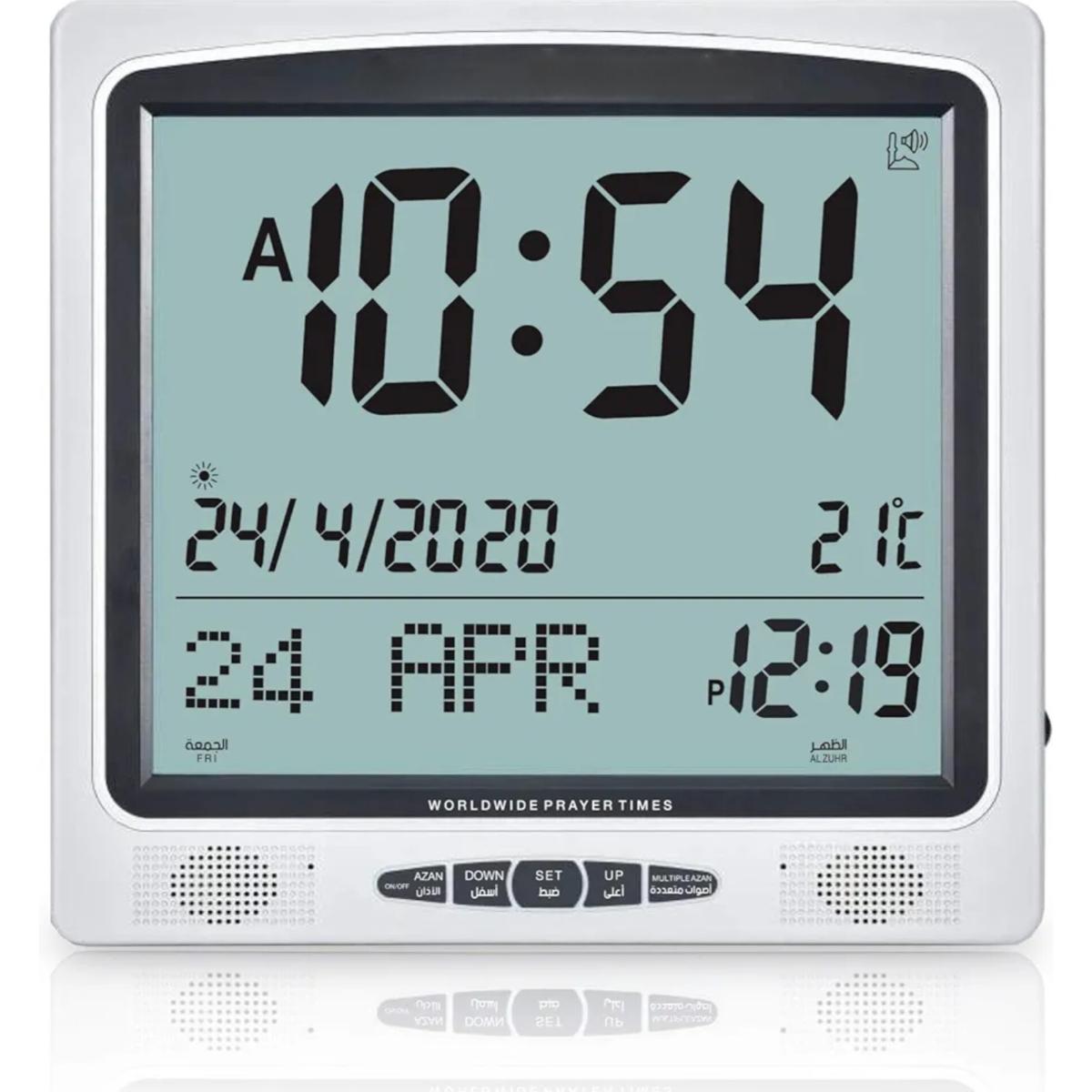 Digital Azan Prayer Clock with LCD