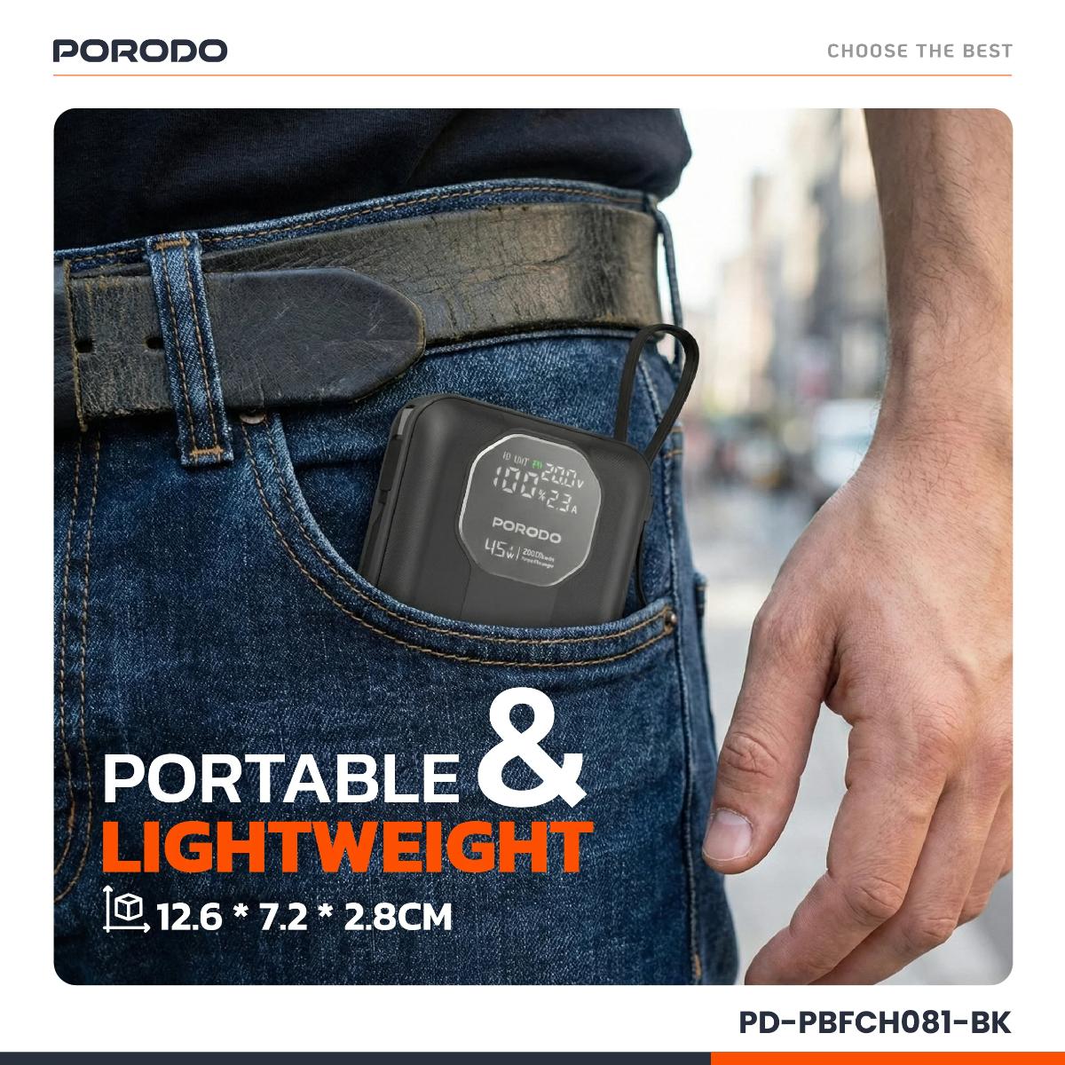 Porodo 20000mAh Power Bank
