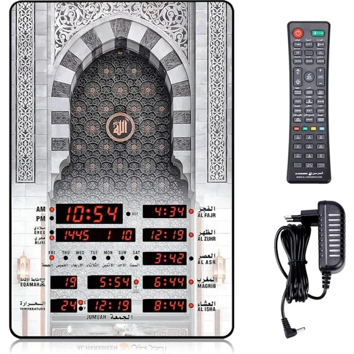 Digital Islamic Azan Prayer Clock with LED Display