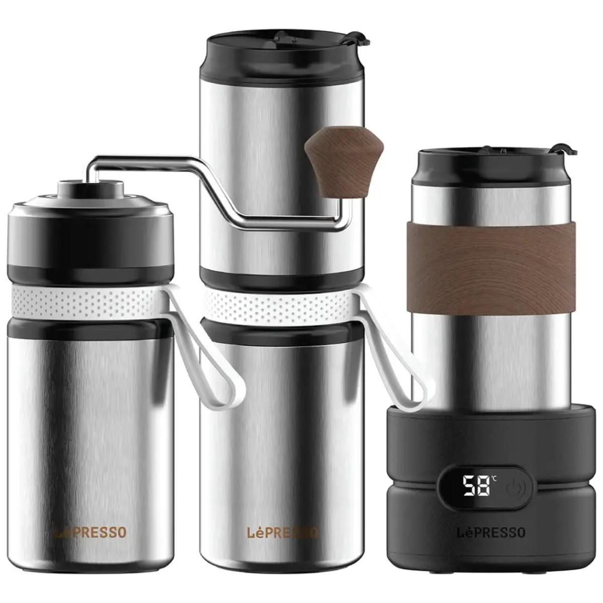 LePresso Grindo Quattro 4-in-1 Outdoor Coffee Set
