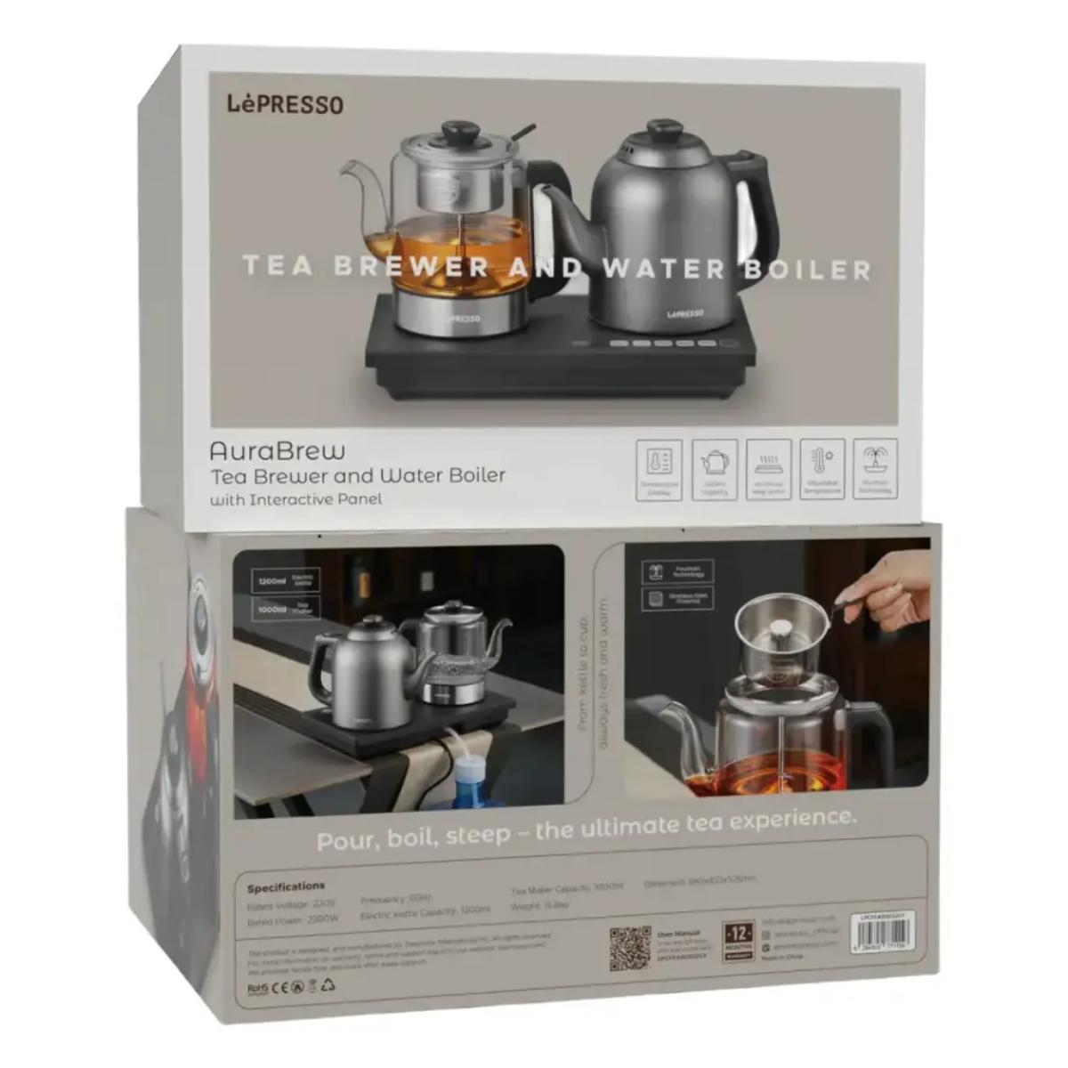 LePresso AuraBrew Tea Brewer and Water Boiler