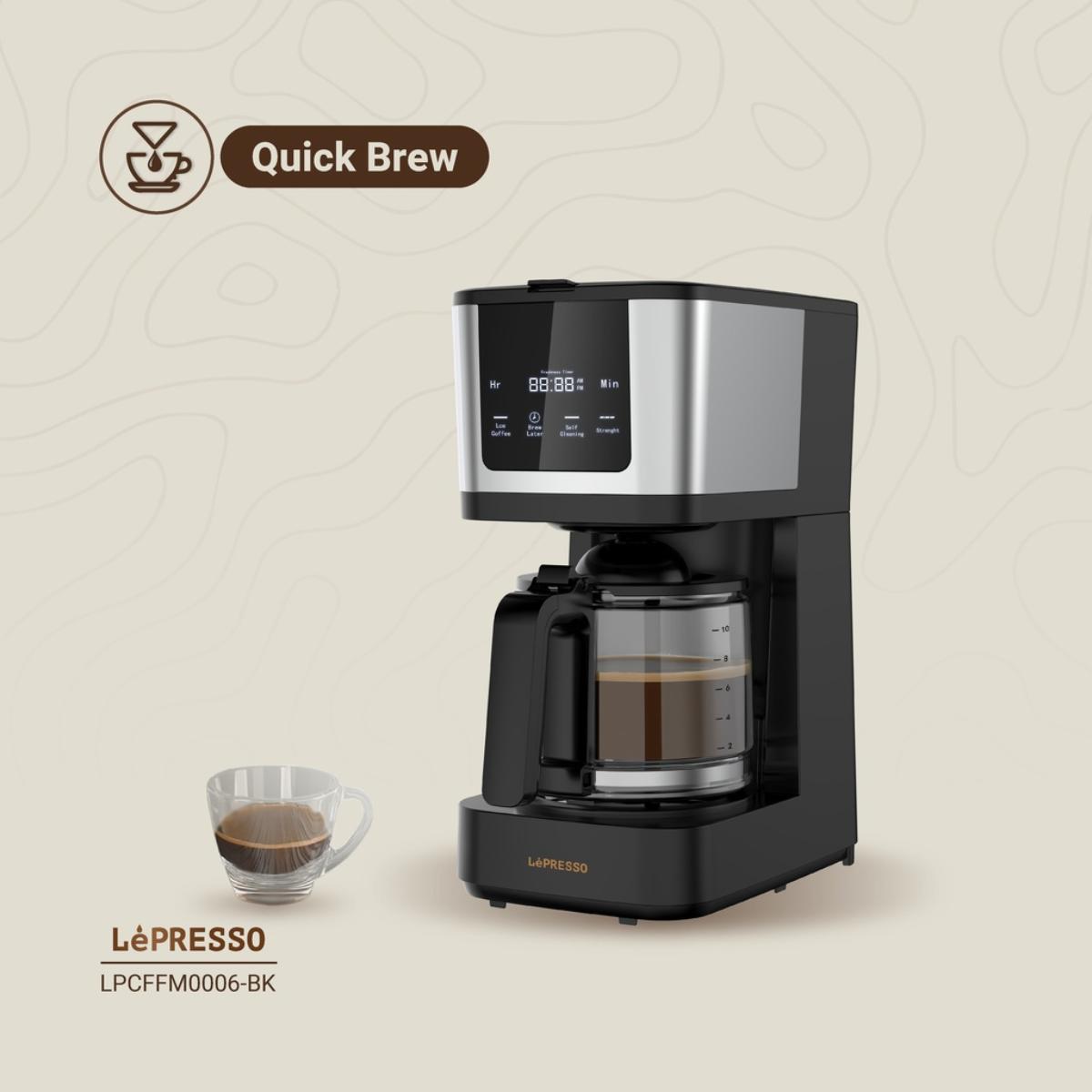 LePresso Rich Brew Coffee Machine with Touch Display