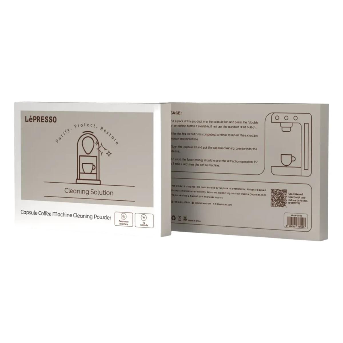 LePresso Capsule Coffee Machine Cleaning Powder