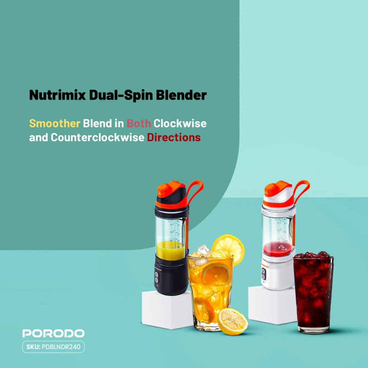 Porodo Lifestyle Nutrimix Dual-Spin Blender