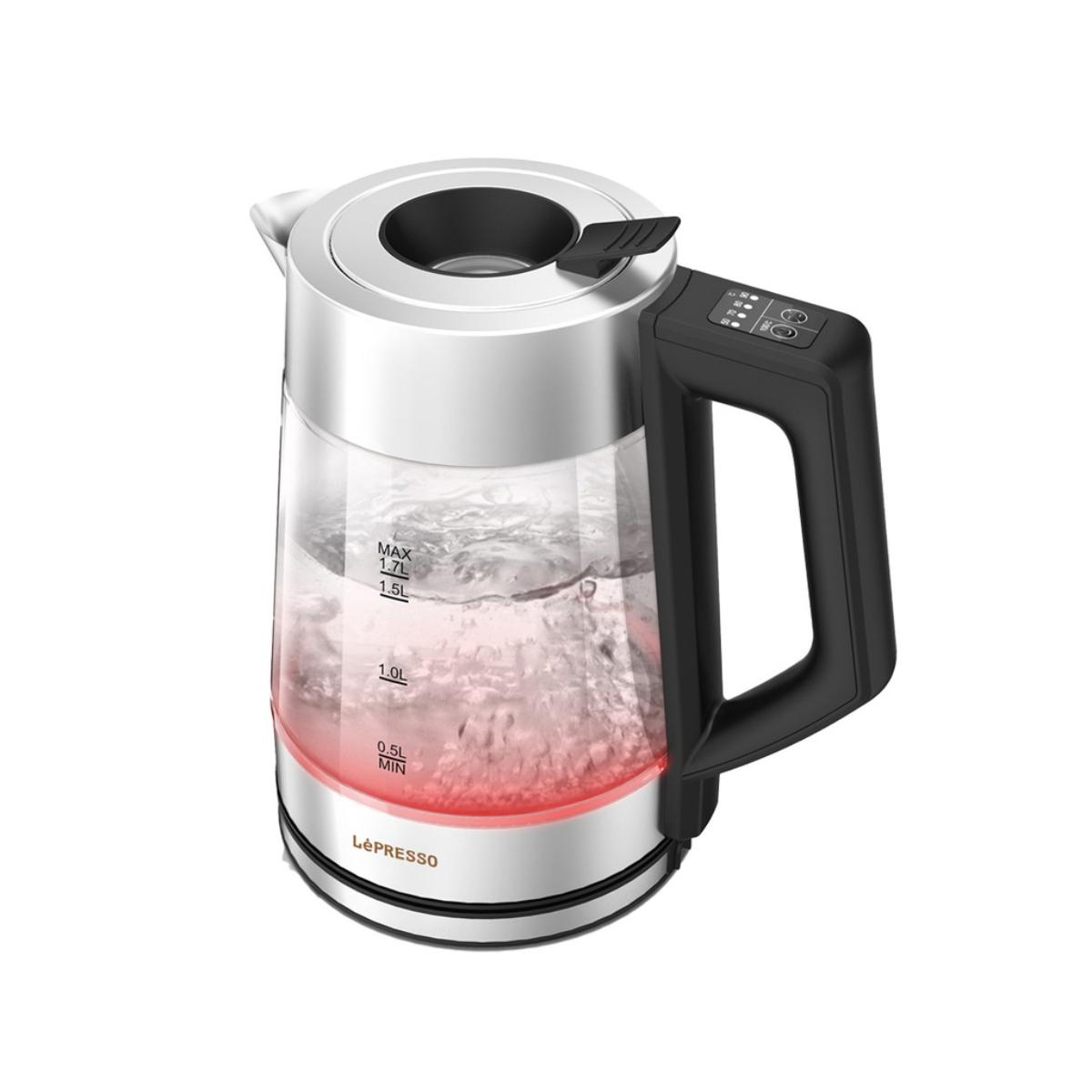LePresso Multi-Temperature Glass Kettle 1.7L