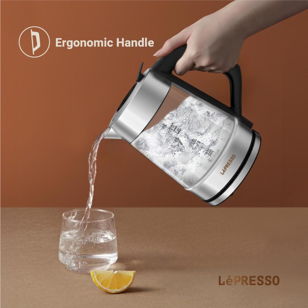 LePresso Multi-Temperature Glass Kettle 1.7L