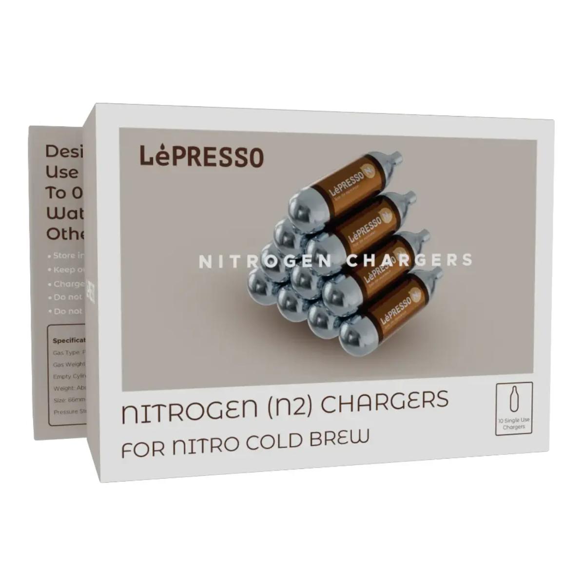 LePresso N2 Nitro Chargers for Coffee
