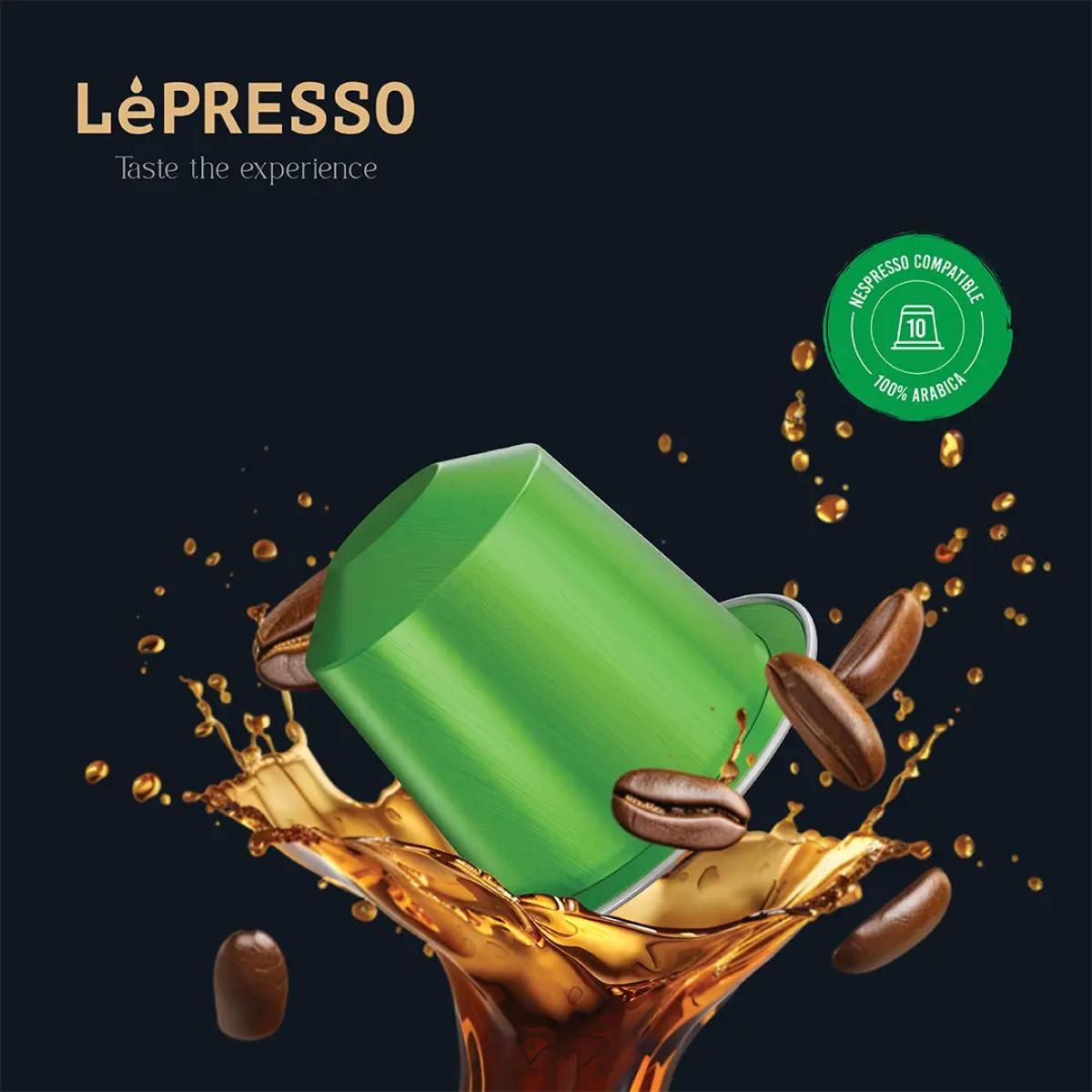 LePresso Brazil Gold Aluminum Coffee Capsules