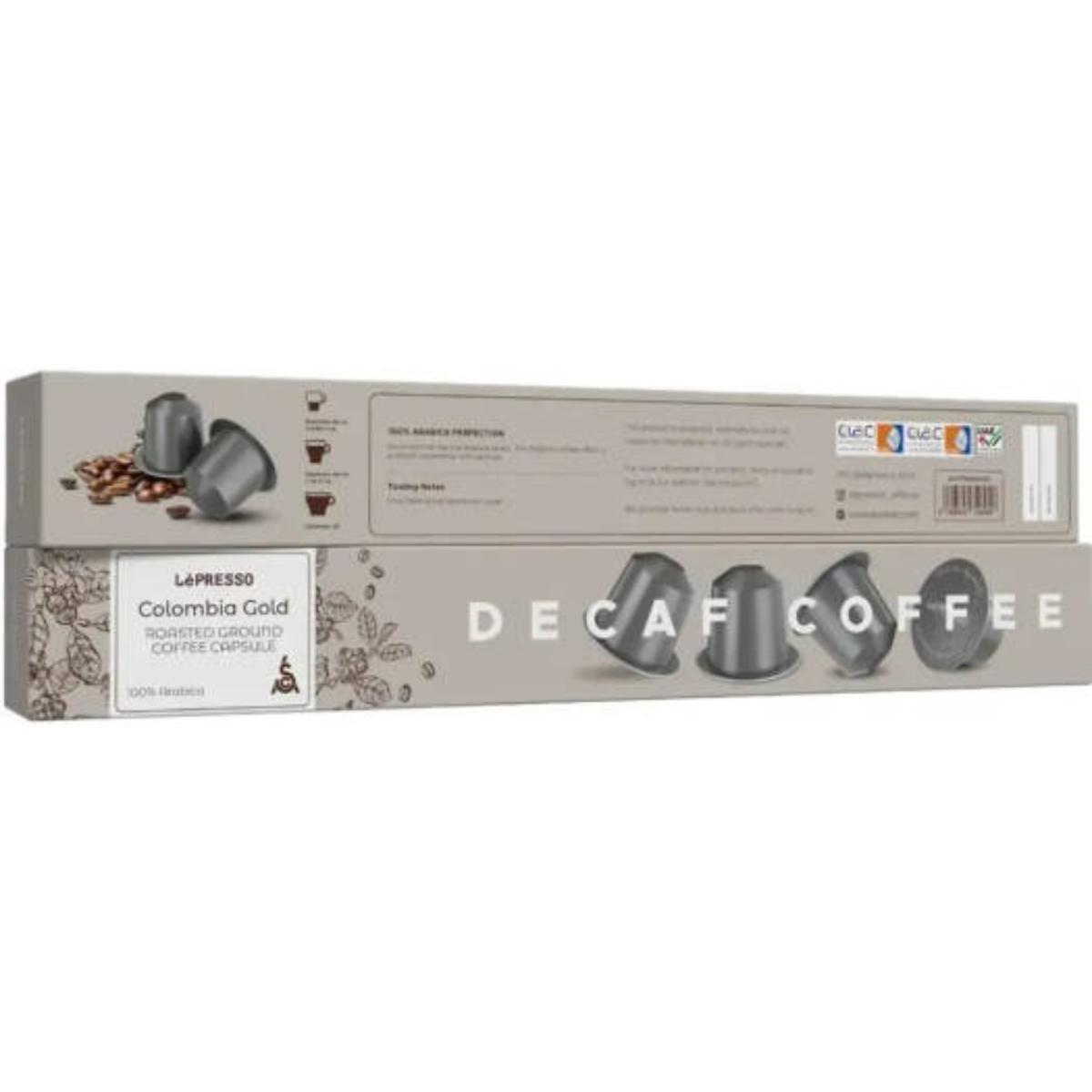 LePresso Colombia DeCaf Coffee Capsule