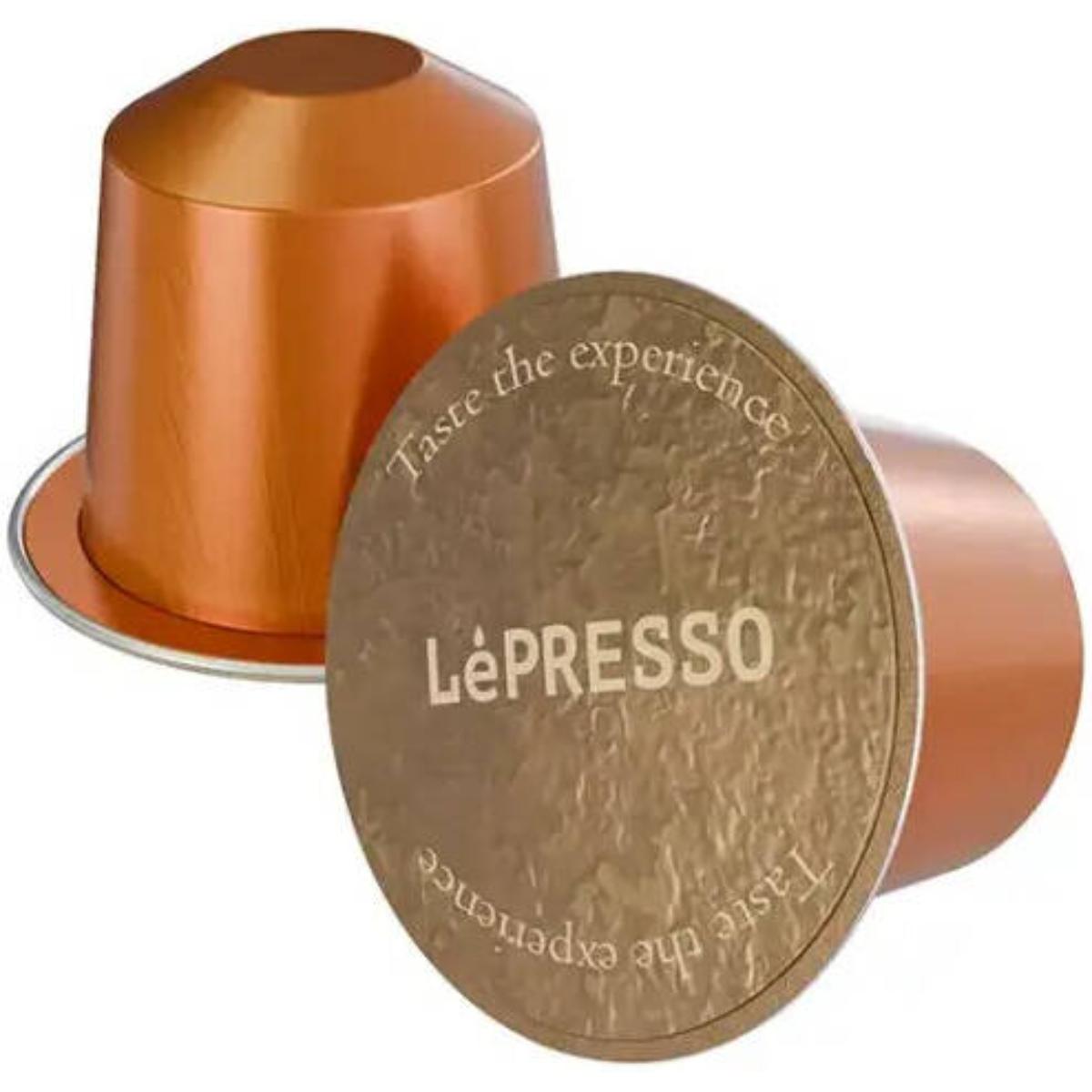 LePresso Brazil Gold Aluminum Coffee Capsules