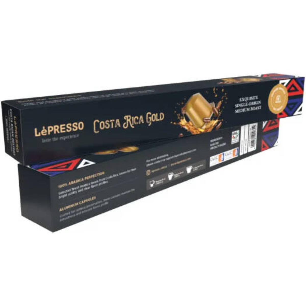 LePresso Brazil Gold Aluminum Coffee Capsules