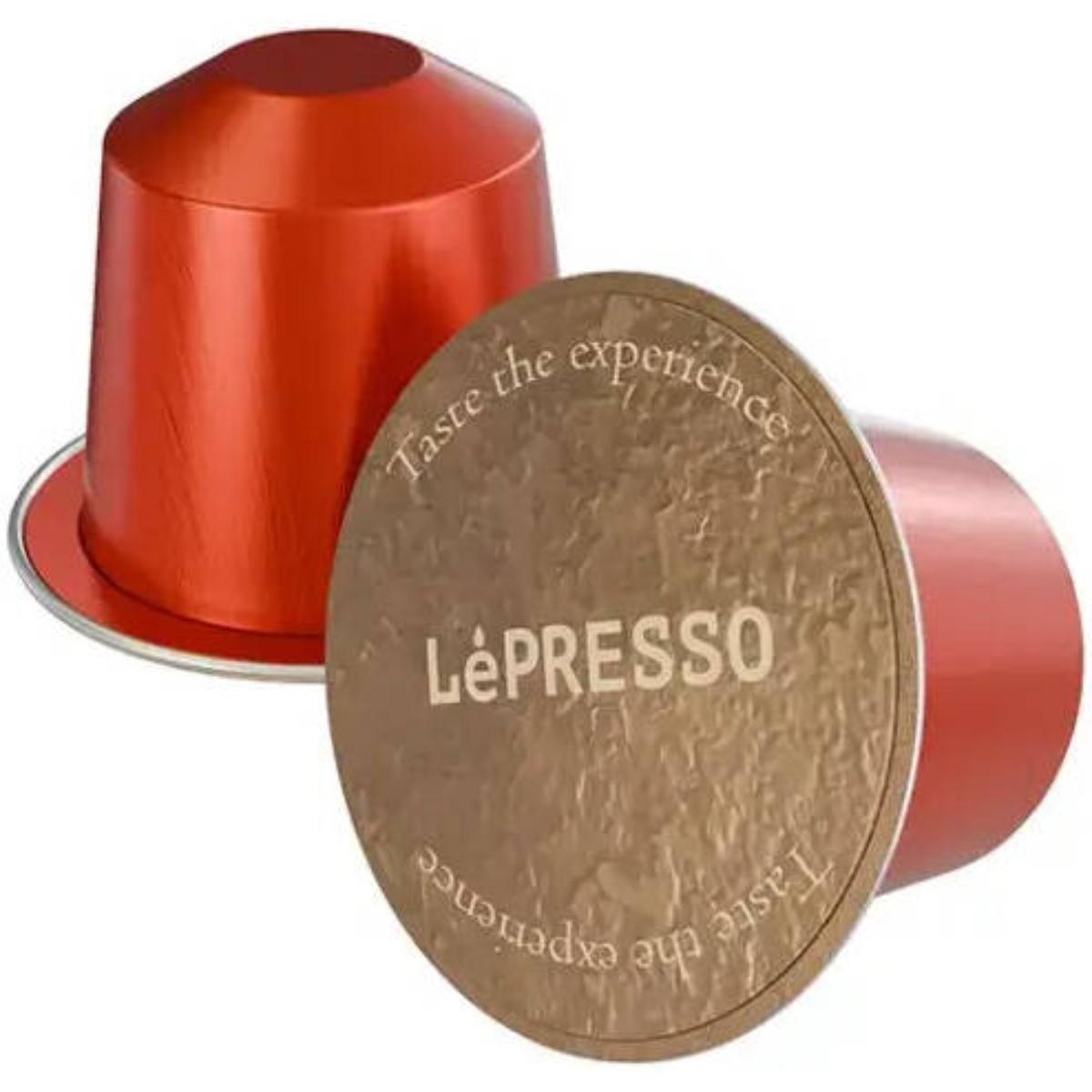 LePresso Brazil Gold Aluminum Coffee Capsules