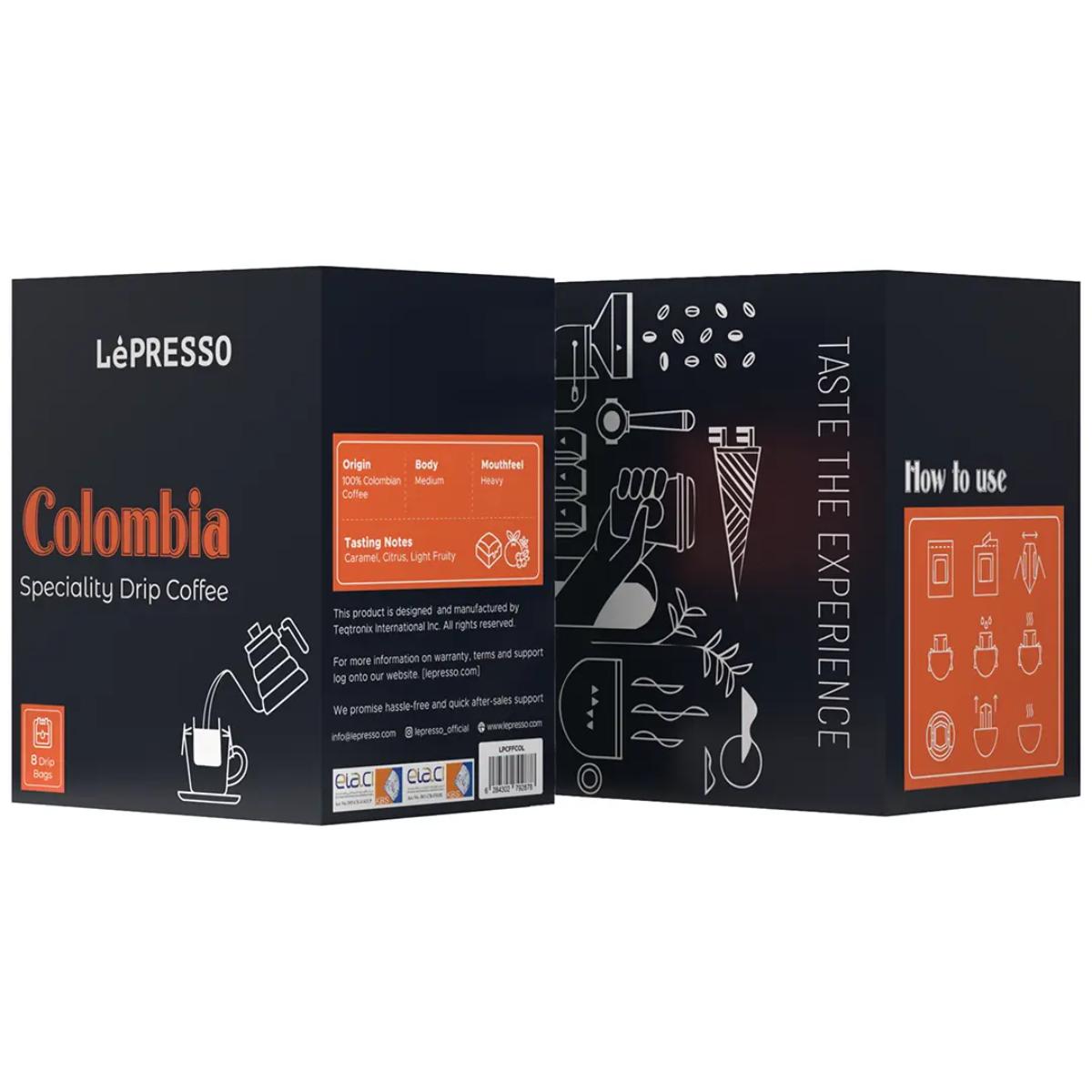 LePresso Colombia Speciality Drip Coffee