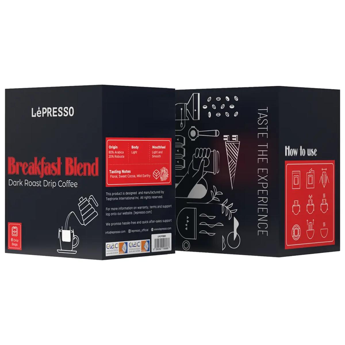 LePresso Breakfast Blend Speciality Drip Coffee