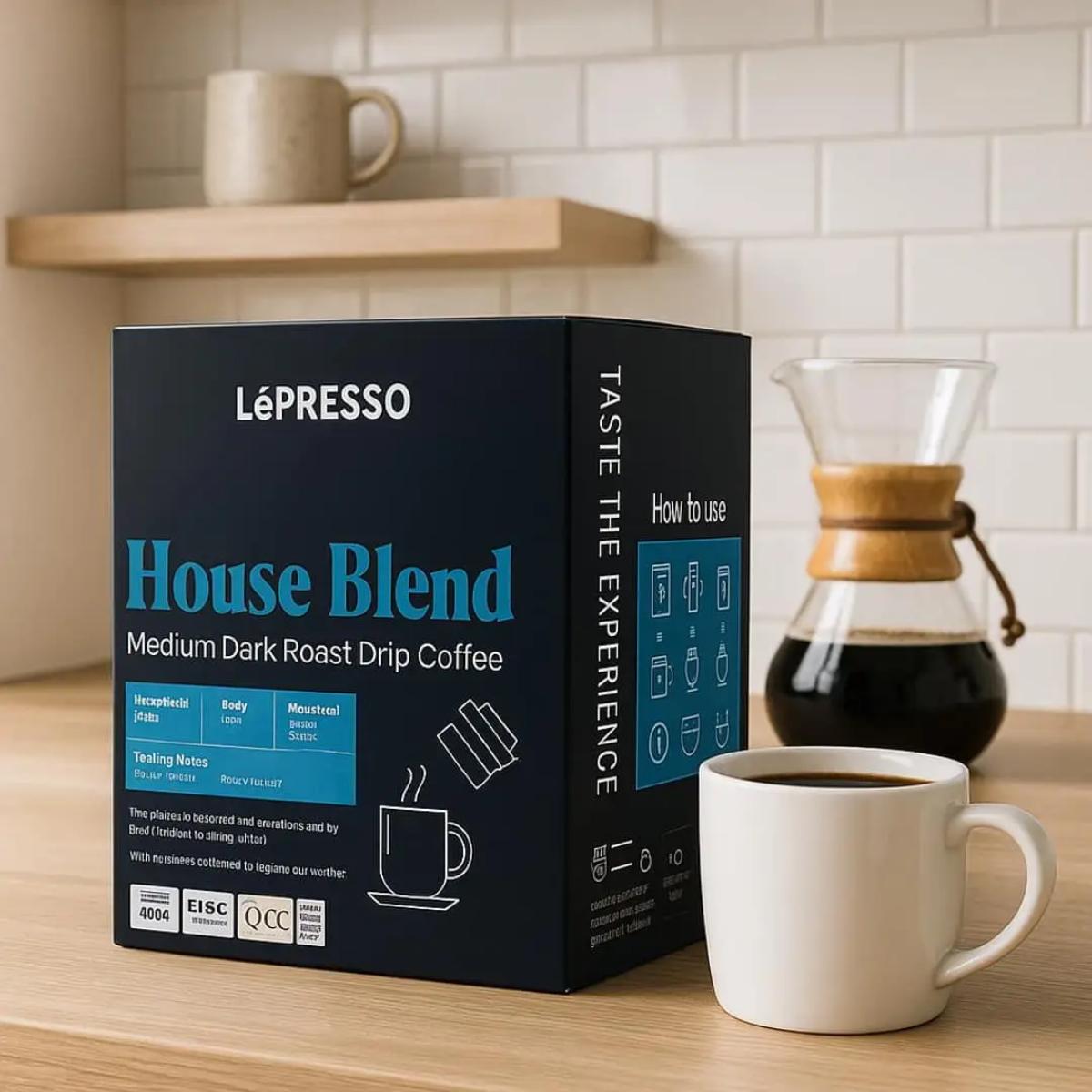 LePresso House Blend Speciality Drip Coffee