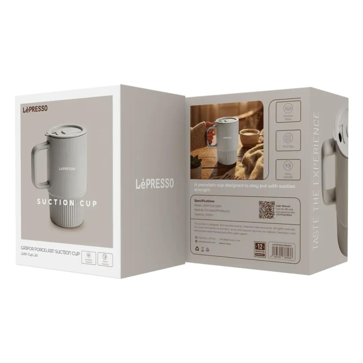 LePresso Gripor Porcelain Suction Cup