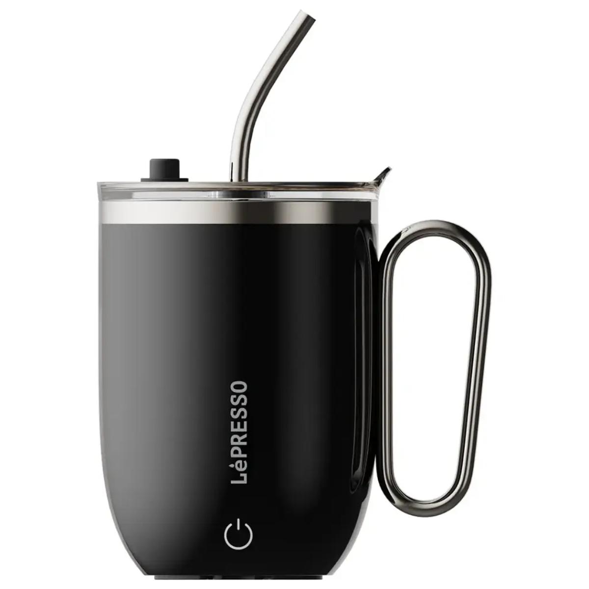 LePresso Sip Spin Magnetic Auto Stirring Mug