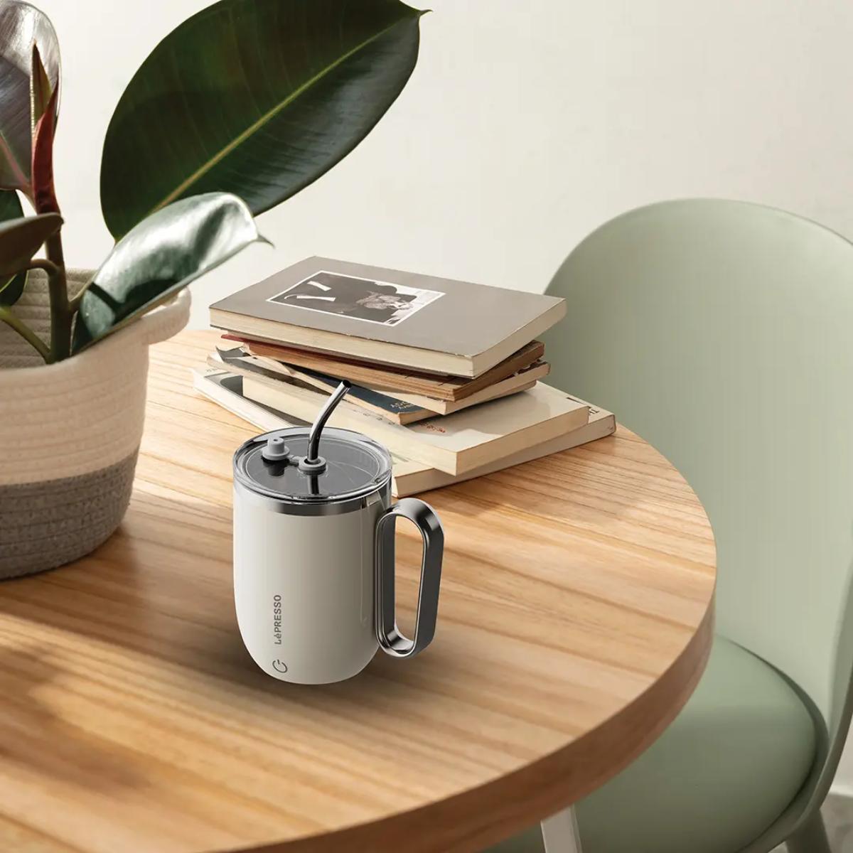 LePresso Sip Spin Magnetic Auto Stirring Mug